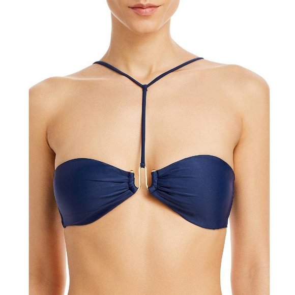 Cult Gaia Women's Ceres Bikini Top Ink Blue Size XL 0121 - Picture 1 of 1